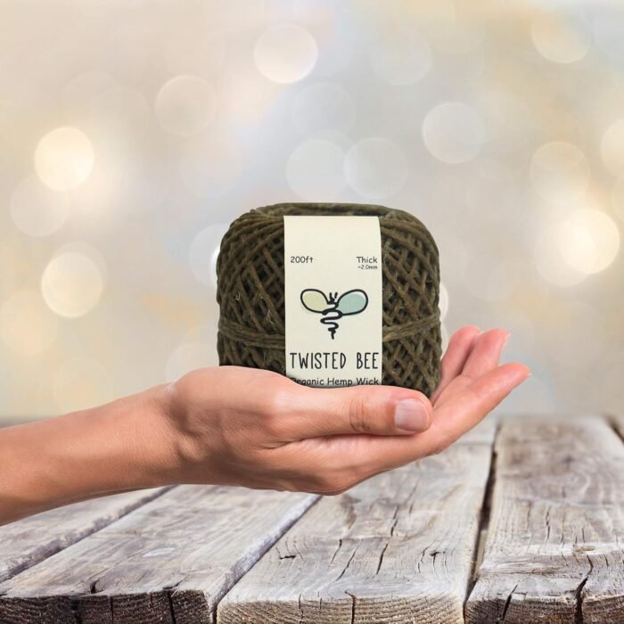 100% Organic Hemp Wick with Natural Bees - Image 5