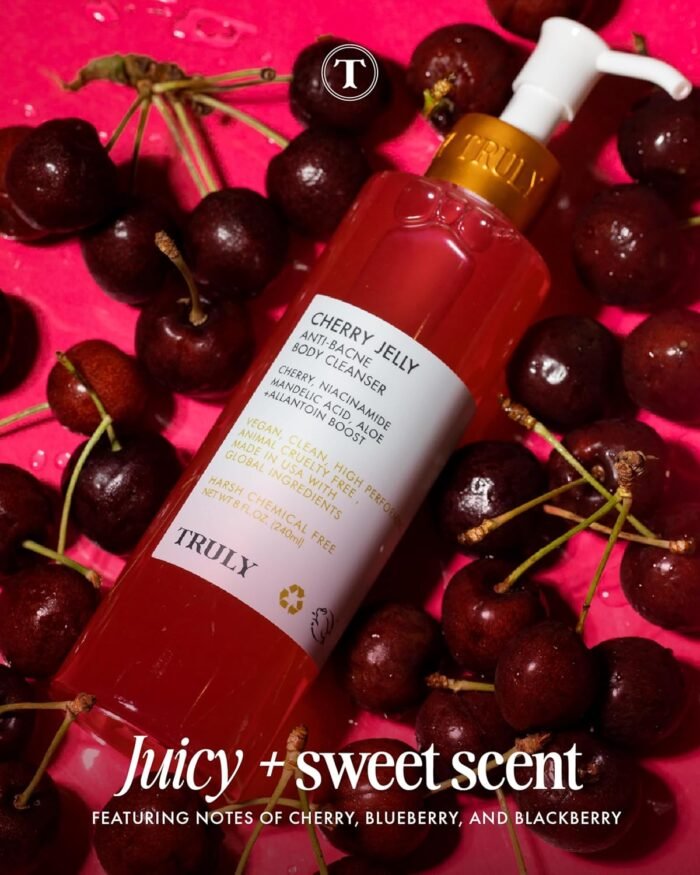 Truly Beauty Cherry Jelly Body Acne Wash - Image 4