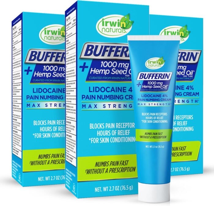 Bufferin Lidocaine 4% Numbing Cream with - Image 1