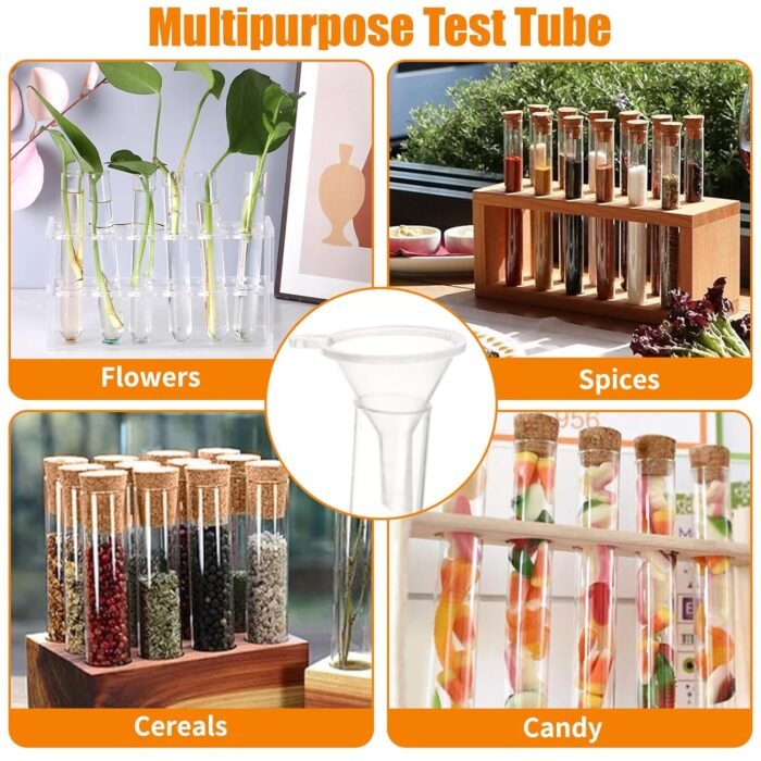40pcs 20ml Plastic Test Tubes, Bath Salt - Image 4