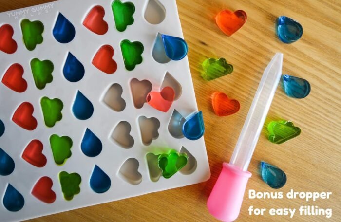 Mini Heart, Cloud & Raindrop Silicone Mo - Image 2