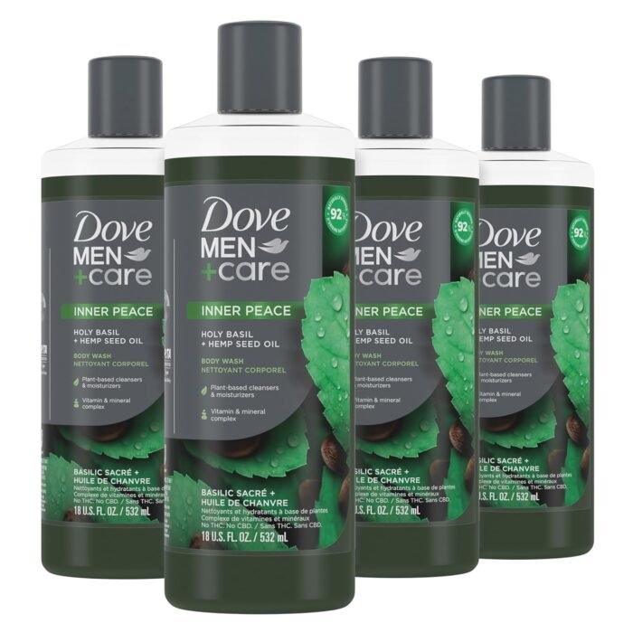 Dove Men+Care Body Wash Holy Basil + Hem - Image 1