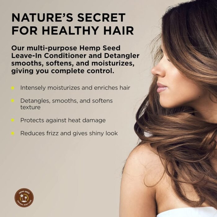 Hemp Seed Hair Care Leave-In Conditioner - Image 2