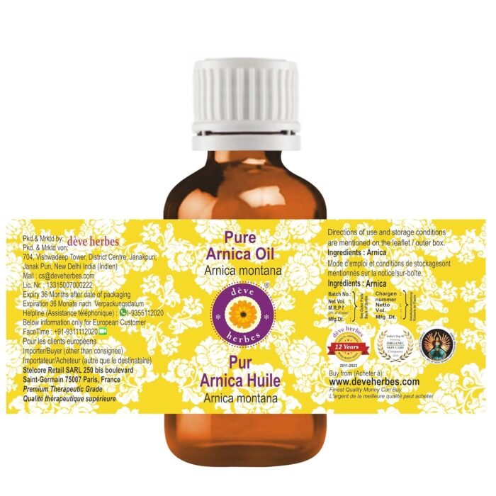 dève herbes Pure Arnica Oil (Arnica mont - Image 2