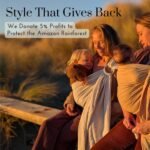 Organic Baby Ring Sling Carrier – Boho H - Image 4