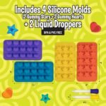 Star & Heart Silicone Gummy Candy Molds, - Image 4
