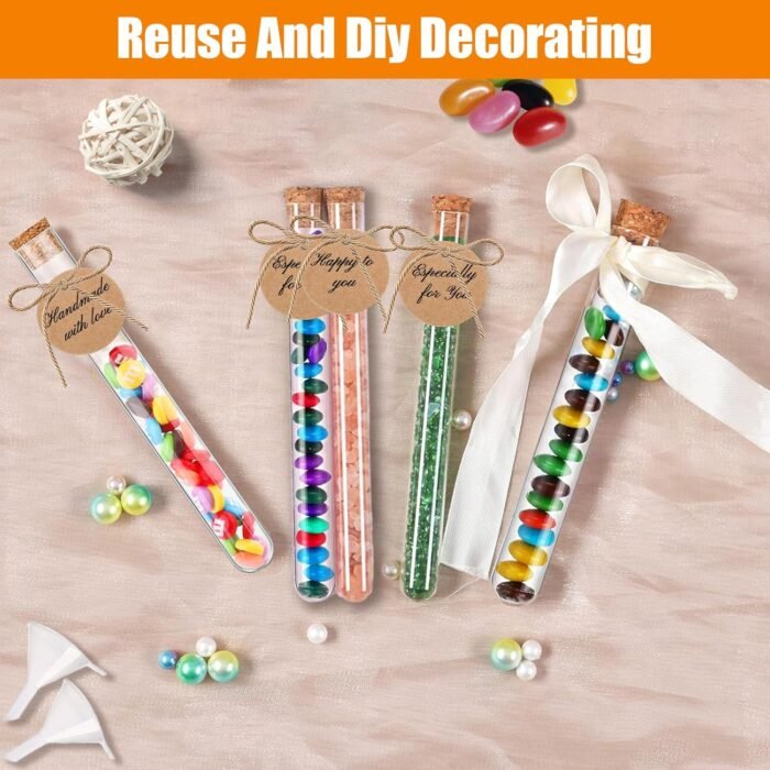 40pcs 20ml Plastic Test Tubes, Bath Salt - Image 2