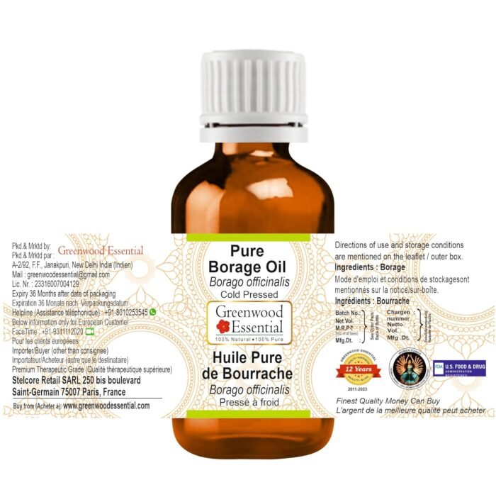 Pure Borage Oil (Borago officinalis) 15m - Image 2