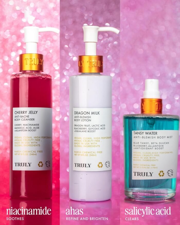 Truly Beauty Cherry Jelly Body Acne Wash - Image 3