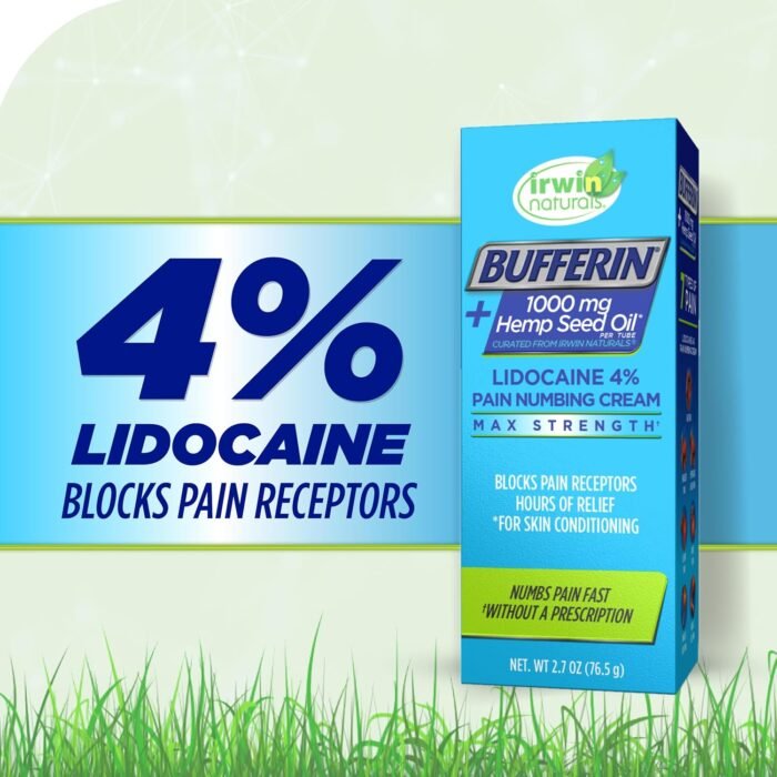 Bufferin Lidocaine 4% Numbing Cream with - Image 5