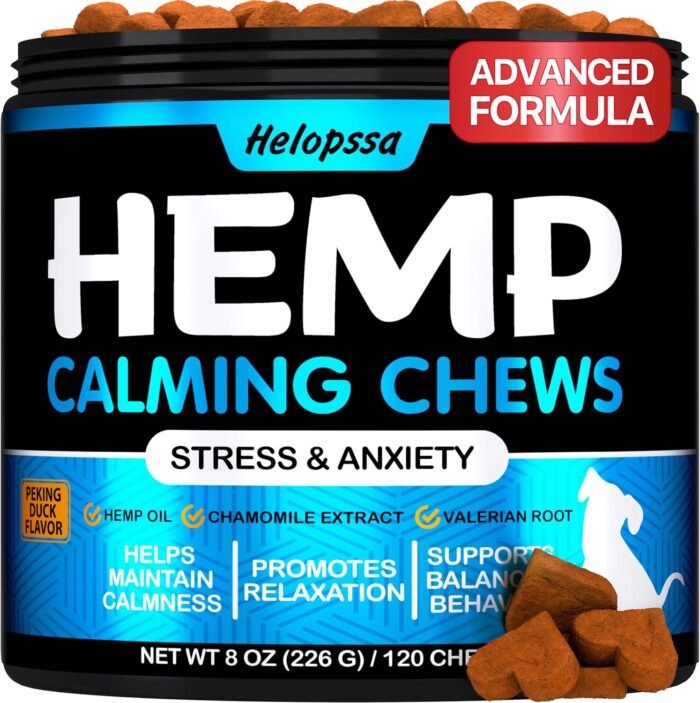 Hemp Calming Chews for Dogs with Anxiety - Image 1