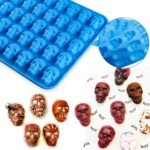 Sidosir 4Pcs Gummy Skull Chocolate Molds - Image 6