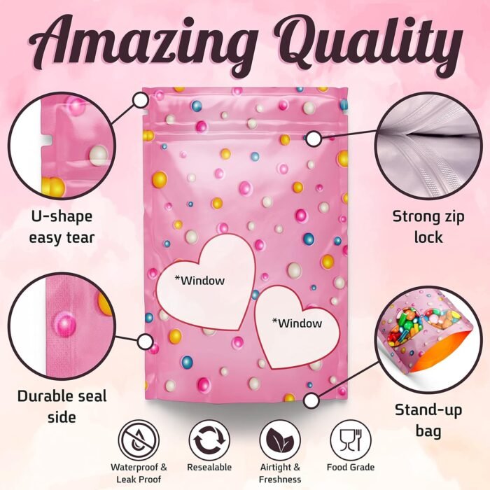 Resealable Standup Bags 4x6 inches 100 P - Image 7