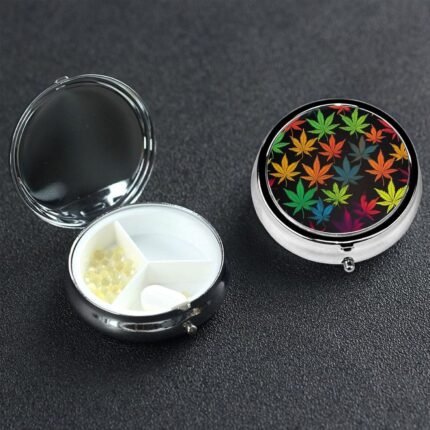 Pill Box Small Pill Case 3 Compartment C