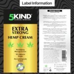 5kind Extra Strong Hemp Cream 3.4 fl oz- - Image 8
