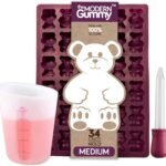 Medium Sized Silicone Gummy Bear Making