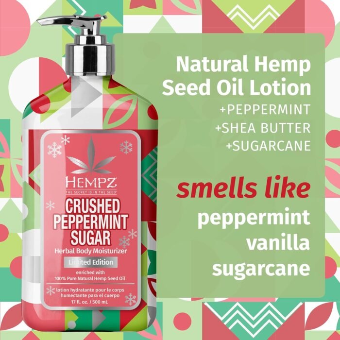 Hempz Crushed Peppermint Sugar Gift Set - Image 2