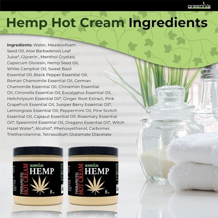 GreenIVe Hemp Hot Cream Massage Lotion S - Image 8