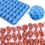 2Pcs Gummy Skull Candy Molds Silicone, C - Image 4
