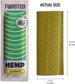 Twisted Hemp Wraps Natural Cigarette Rol - Image 2
