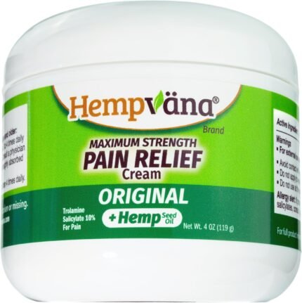Hempvana Relief Cream with Seed Extract
