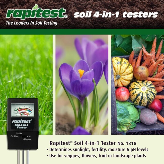 Luster Leaf 1818 Rapitest 4-in1 Soil pH/ - Image 3
