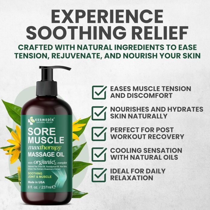 Sore Muscle Massage Oil for Massage Ther - Image 2