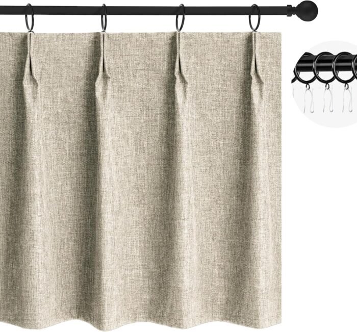 WdFour 42x45 Inch Pinch Pleated Blackout - Image 1