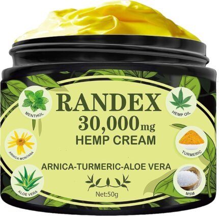 RANDEX 30000MG Organic Hemp Cream, Natur